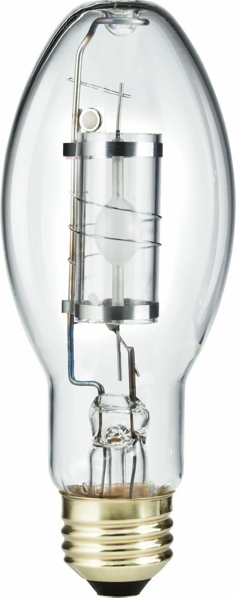 Unrivaled performance, familiar shape Excellent color - Up to 93 CRI (color rendering index);Color stability over life within +/- 200 K;Lamp to lamp color consistency over life;High lamp efficacy;Elite 50W lamp provides 29% more initial lumens as compared to a standard MasterColor Protected CMH ED-17 50W lamp*;Elite 50W lamp provided 52% more mean lumens as compared to a standard MasterColor Protected CMH ED-17 50W lamp+;* Philips MasterColor Elite Protected CMH ED-17 4200K 50W Lamps provide 4645 initial lumnes compared to MasterColor Protected ED-17 50W lamp at 3600 iniitial lumens.;+ Philips MasterColor Elite Protected CMH ED-17 4200K 50W Lamps provide 3716 mean lumens compared to MasterColor Protected ED-17 50W lamp at 2450 mean lumens. MasterColor Elite Protected Ceramic Metal Halide ED-17 4200K Lamps provide excellend lumen maintenance and outstanding performance over time in a protected lamp. Application versatility;Universal operating position;Suitable for use in open fixtures;Dimension, base and light center length are same as standard MasterColor ED-17 lamps;Available in 50W, 70 W and 100W Elite lamps Ideal for general lighting,downlighting,and flood lighting.