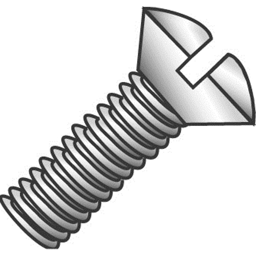 6-32 x 1" Wall Plate Screws, Oval Head, White