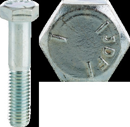 1/4-20 x 1-1/4" Bolts, Hex Head, Grade 5, Zinc Plated,Jar