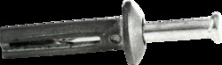 1/4 x 2" Zamac Hammer Drive Nailin Anchors, Light Duty Concrete, Solid Brick or Block,Jar