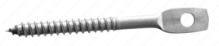 1/4 x 3" Acoustical Eye Lags for Wood Applications, Zinc Plated