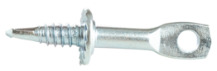 1/4 x 2" Acoustical Eye Teks for Metal Applications, Zinc Plated