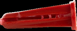 #8-10 Red Plastic Conical Anchors,Jar