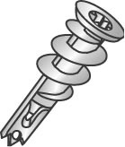 #8 EZ Ancors, Zinc Plated Alloy