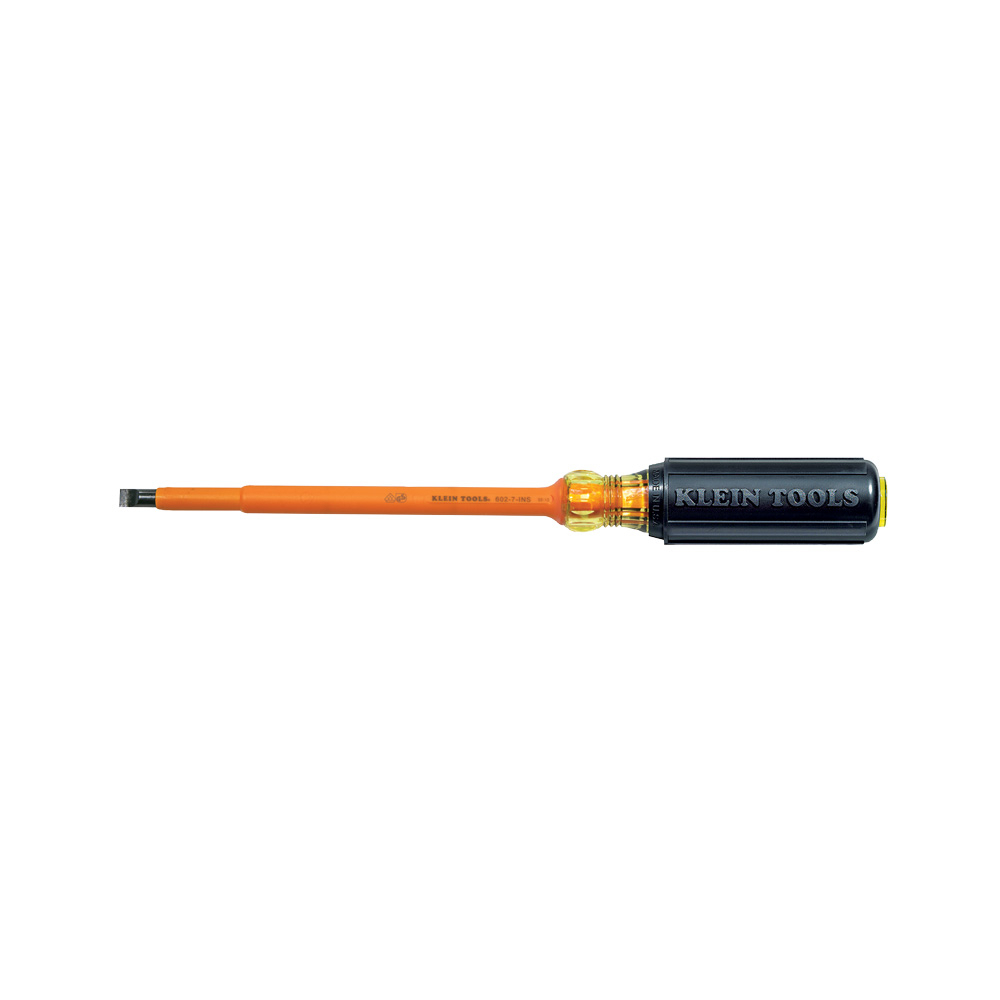Insulated Screwdriver, 5/16-Inch Cabinet, 7-Inch