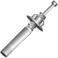 1/4 x 2-3/8" Strike Set Anchors, Use in Solid Concrete, Yellow Zinc Plated