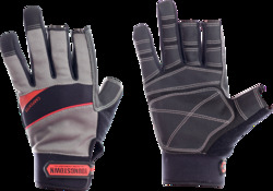 Pro-Grip Half Finger Glove, Black, Large