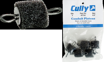 1" Foam Conduit Pistons