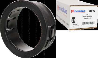 3/4" Nylon Knock-Out Bushing