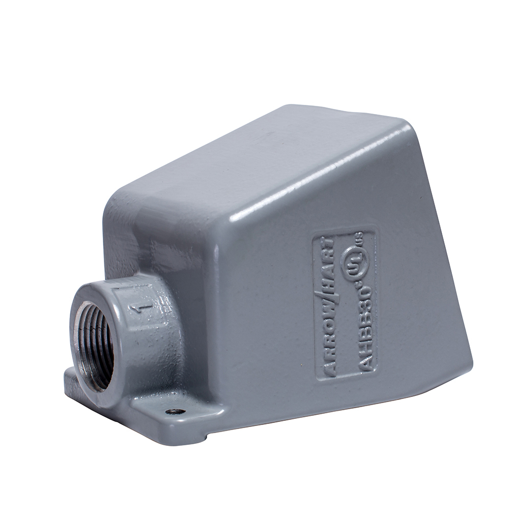 Eaton Arrow Hart pin and sleeve back box, Industrial; Food and Beverage; Wastewater Treatment, Extra Heavy-Duty,  , Cast aluminum, Used With  Pin and sleeve receptacles/inlets, 16/20A and 30/32A