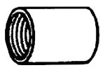 Aluminum Coupling, 6 Inch Trade Size