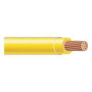 Thermoplastic Flexible Fixture Nylon (TFFN) Building Wire, 16 AWG, Yellow, 26 Stranded, Copper Conductor, 500 Foot Reel