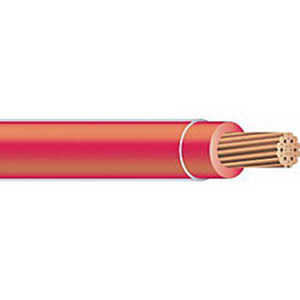 Thermoplastic High Heat Resistant Nylon Coated (THHN) Wire, 500 KCMIL, Red, 37 Stranded, Copper Conductor, 1000 Foot Reel