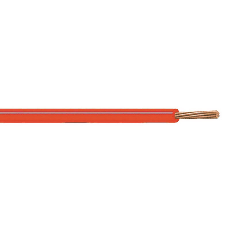 XHHW Cable, 14 AWG, Red, 7 Stranded, Copper Conductor, 2500 Foot Reel