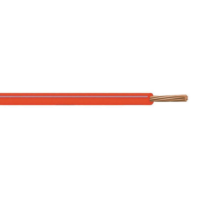 XHHW Cable, 8 AWG, Red, 7 Stranded, Copper Conductor, 500 Foot Reel