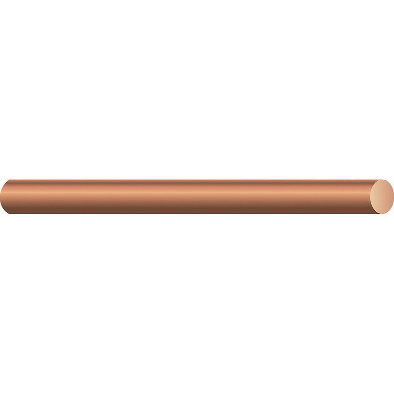 Bare Wire, 8 AWG, Solid, Copper Conductor, 500 Foot Reel