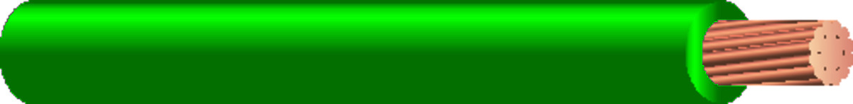 Machine Tool Wire (MTW), 10 AWG, 2/64 Stranded Conductor, Green, 500 Foot Reel