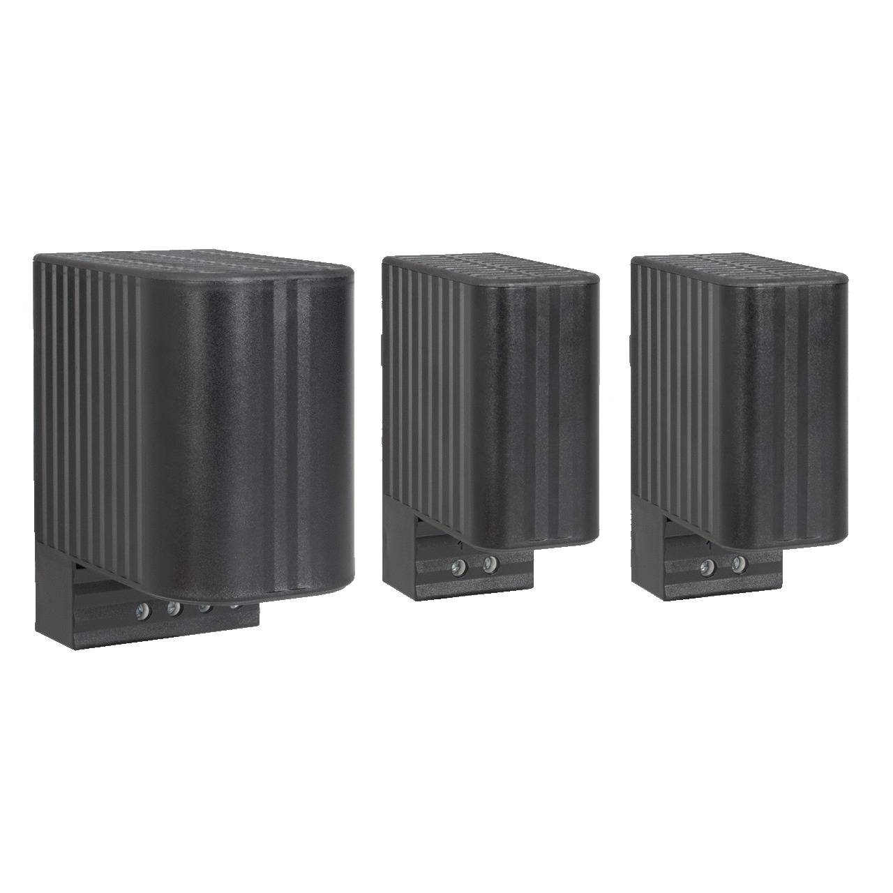 Touch-Safe Heater, 110/120 AC/DC 50W, Black, Plastic