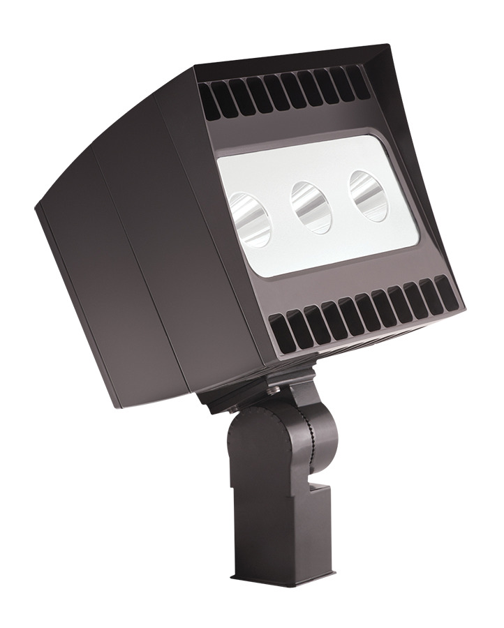EZFLOOD 78W NEUTRAL LED 3HX3V SLIPFITTER 3X26W BRONZE