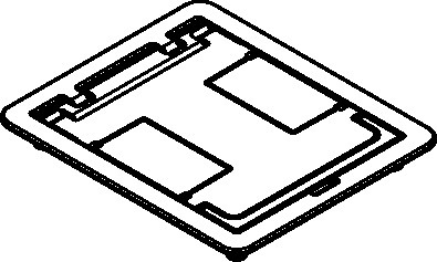 FloorPort; Series Tamper-Resistant Blank Cover Assembly