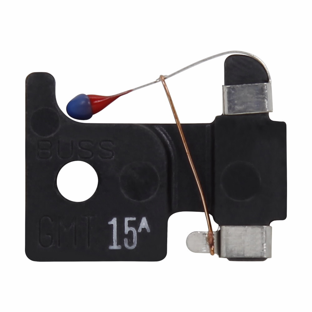 Eaton Bussmann series GMT telecommunication fuse, Color code gray, 125 Vac, 60 Vdc, 1A, Non Indicating, Fast-acting, Tin-plated beryllium copper terminal