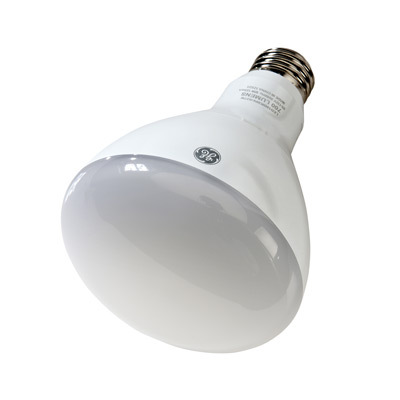 GE LED Lamps, 10 WTT, 700 LM, 2700 K, Dimmable, R30, Medium Screw Base, 5.4 IN Length, 25000 HR Average Life