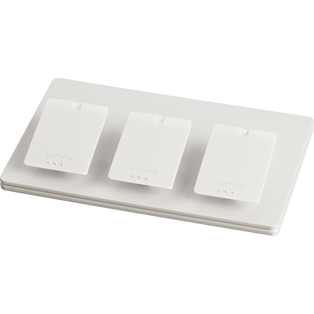 Pico Wireless Control triple pedestal in white