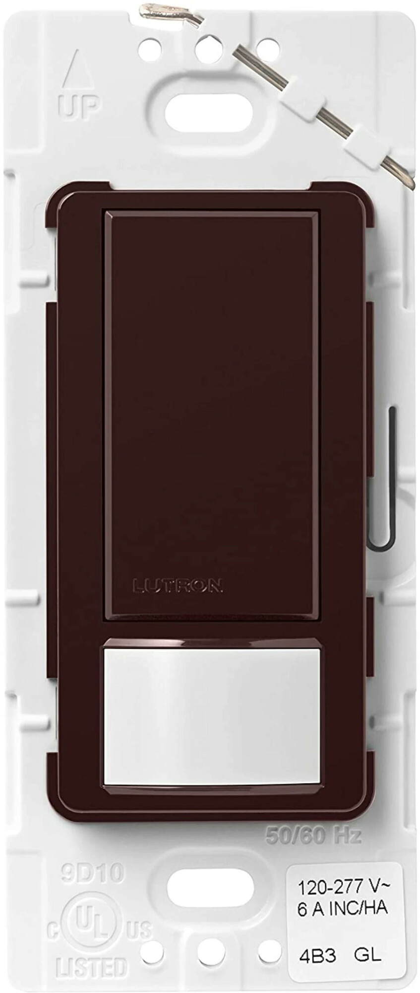 Lutron Maestro Dual Voltage Motion Sensor switch, 6-Amp, Single-Pole, Brown