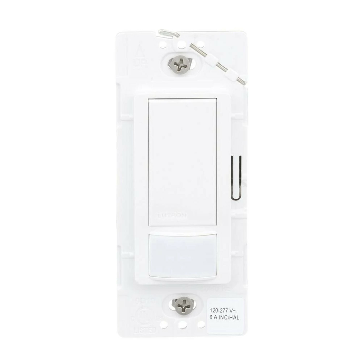 Lutron Maestro Dual Voltage Motion Sensor switch, 6-Amp, Single-Pole, White