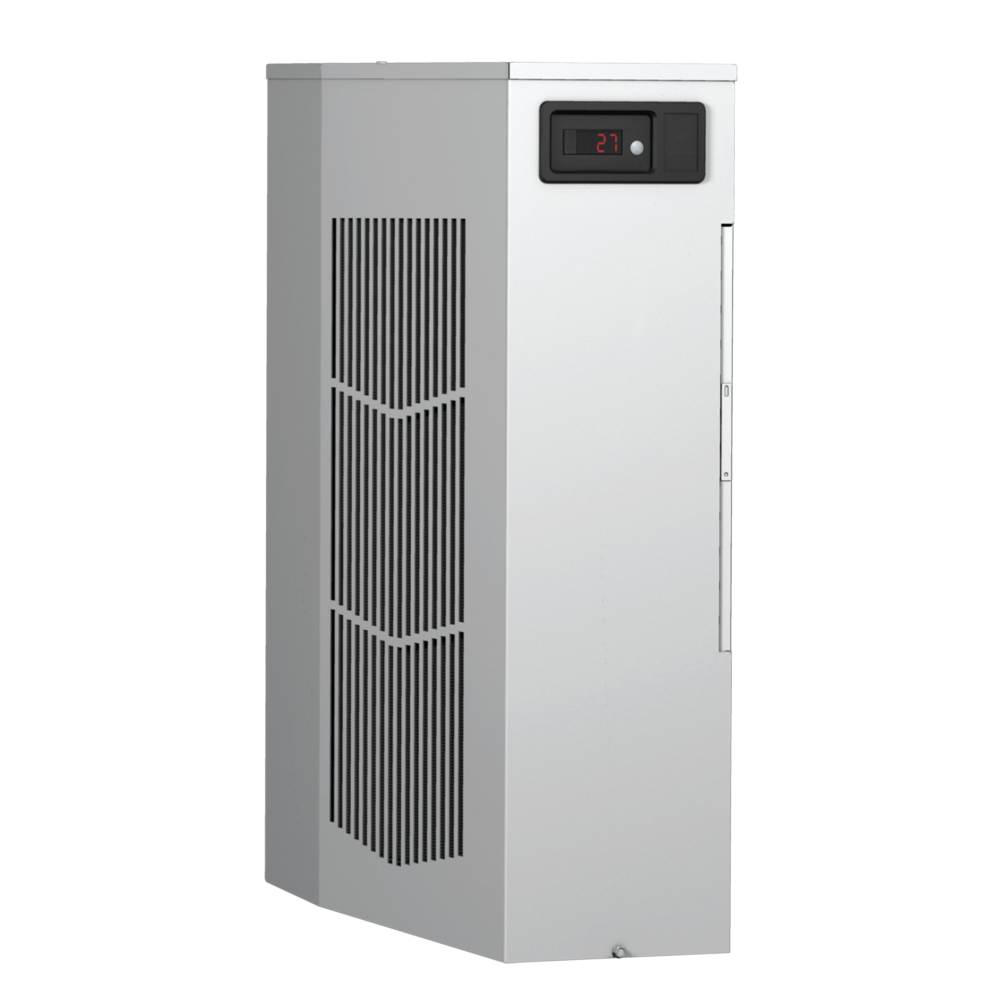 SpectraCool Narrow Indoor/Outdoor AC, 4000BTU 460V, Lt Gray, Steel