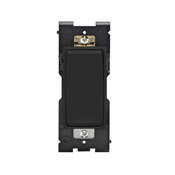 Renu Switch  for Single Pole Applications 15A-120/277VAC in Onyx Black