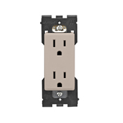 Leviton Renu Tamper-Resistant Outlet 15A-125VAC in Caf? Latte