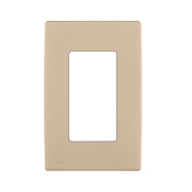 Renu One-Gang Screwless Snap-On Wallplate Dapper Tan