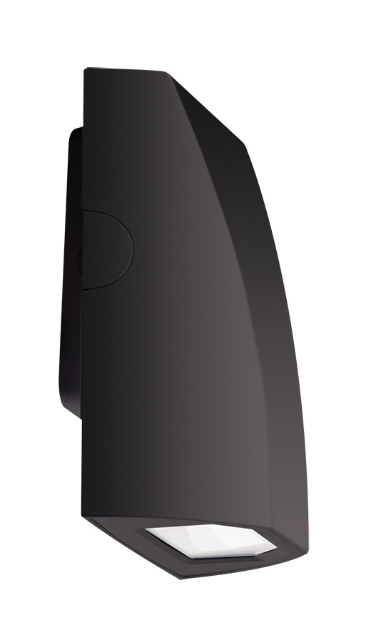 Slim 26W, 4000k, LED 120V photocell Wallmount, Bronze