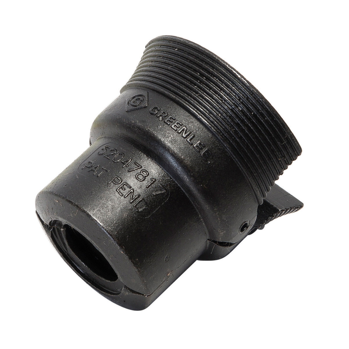 SPEED PUNCH  Lock 3/4".  Saves time and money with every hole.  Up to 3X's faster setup and disassembly.  No-Thread punch design eliminates cross-threading.  Available in 3/4" - 2" conduit sizes and punch kits.