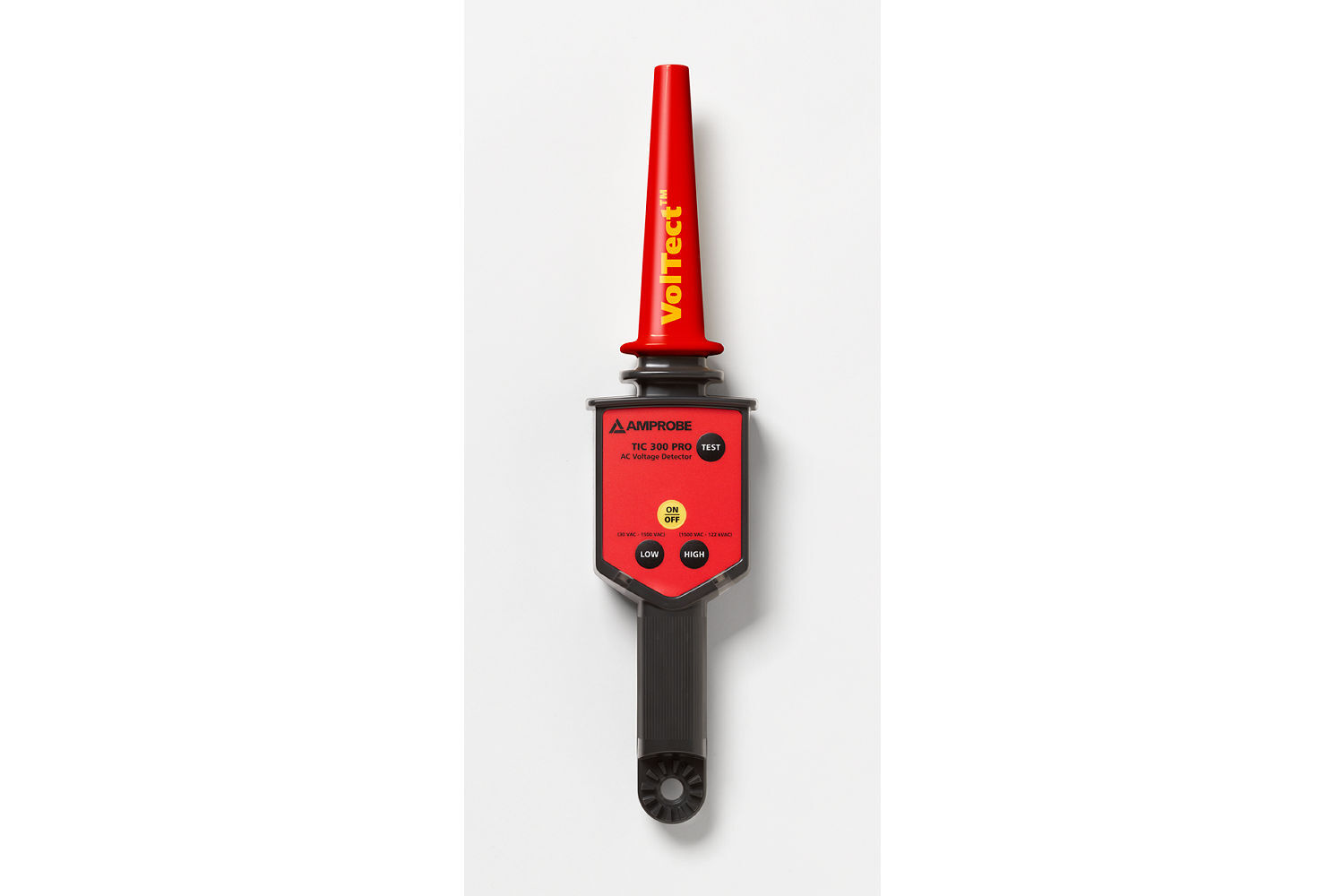 Rugged and reliable for utility, industrial and mine safety applications, the TIC 300 PRO with VolTect is a Non-Contact, High Voltage Detector that verifies the presence of voltage in low, medium and high voltage test applications up to 122 kV without contacting the energized conductor.
