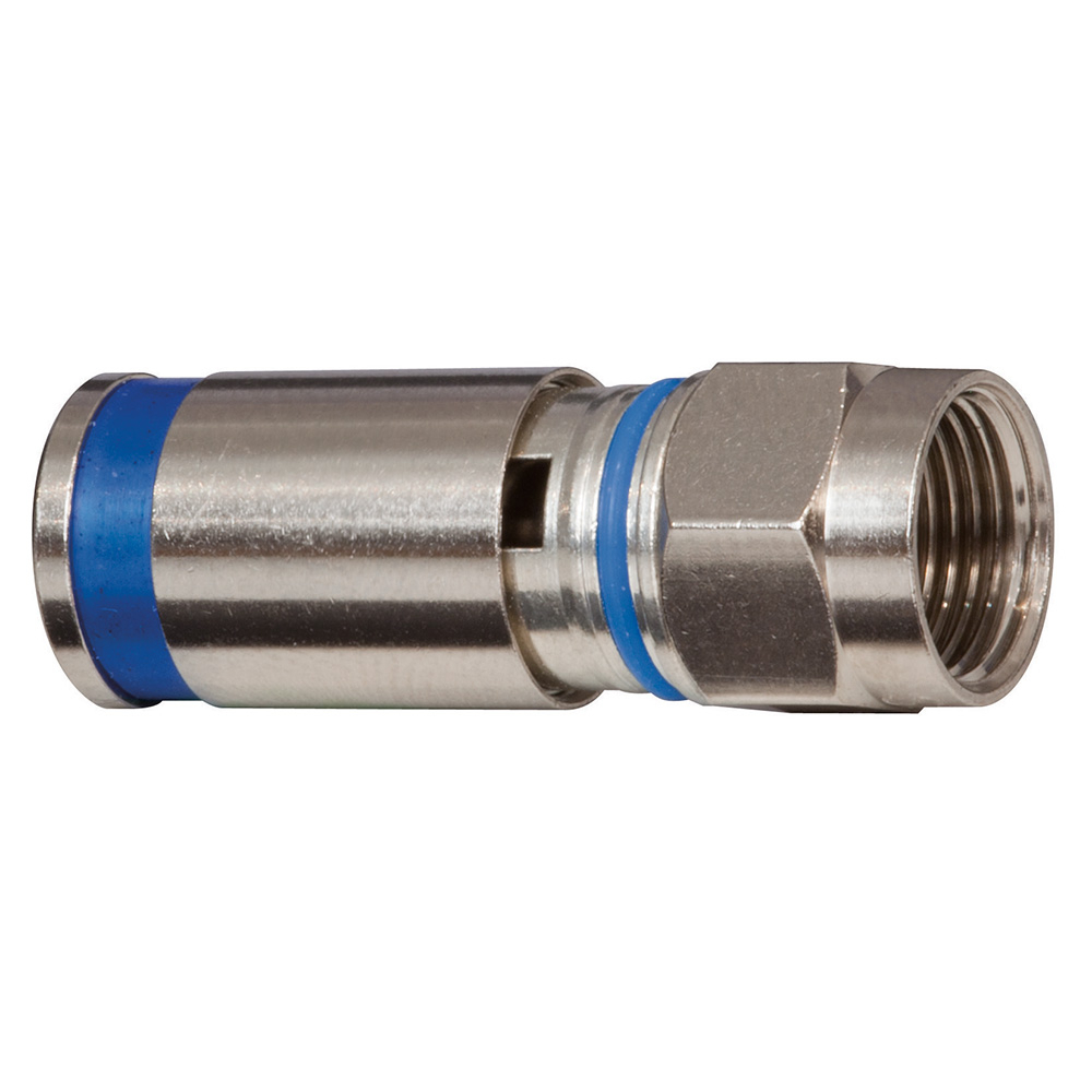 Weatherproof F-Compression Connectors RG6 10-Pack