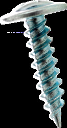 8 x 1" Sheet Metal Screw, Wafer Head, Phillips, Zinc Plated,Jar