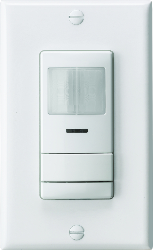 WSX PDT WH Wall Switch Occupancy Sensor, Passive Dual Technology, White
