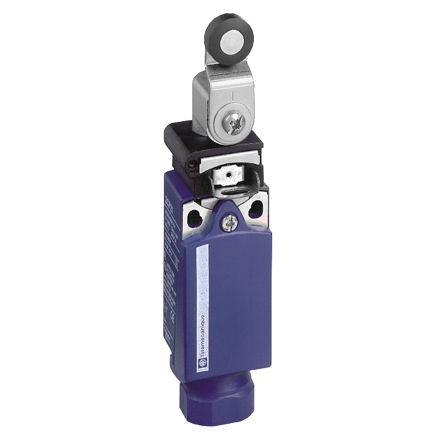 Limit switch, Limit switches XC Standard, XCPR, thermoplastic roller lever, 1NC+1 NO, snap, 1/2NPT