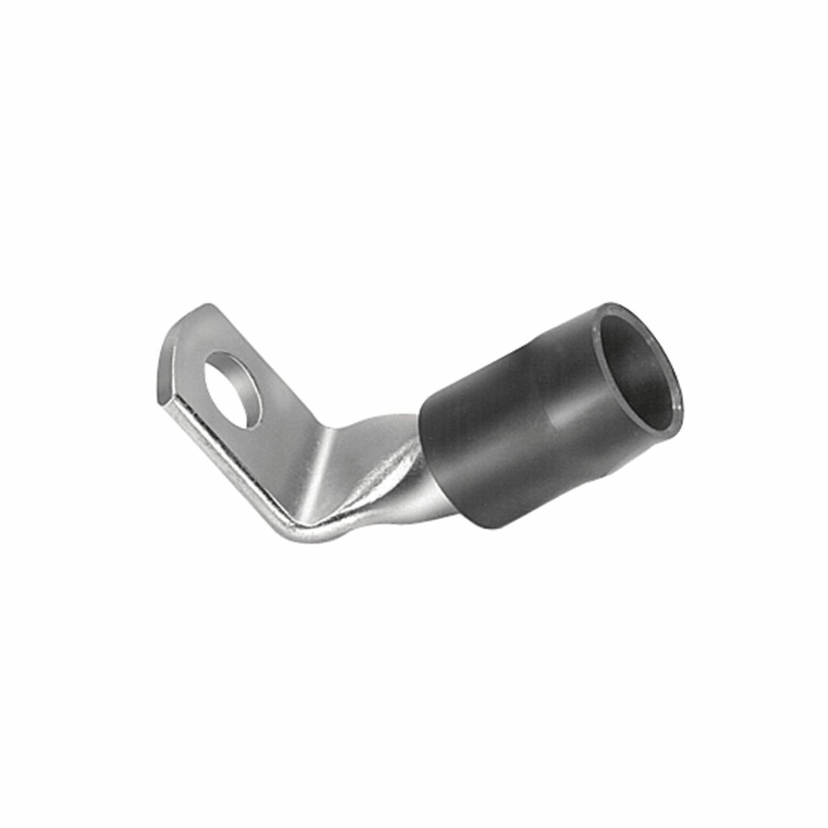 INSULUG? Nylon Insulated Ring Terminal, Right Angle; Accommodates: #14 - #16 AWG; Stud: #8 - #10; Length: .40"; Width: .33"