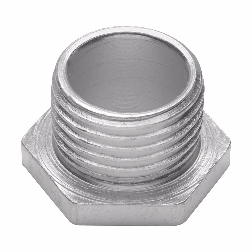 Eaton Crouse-Hinds series conduit bushed (chase) nipple, Rigid/IMC, Non-insulated, Malleable iron, 1-1/4"