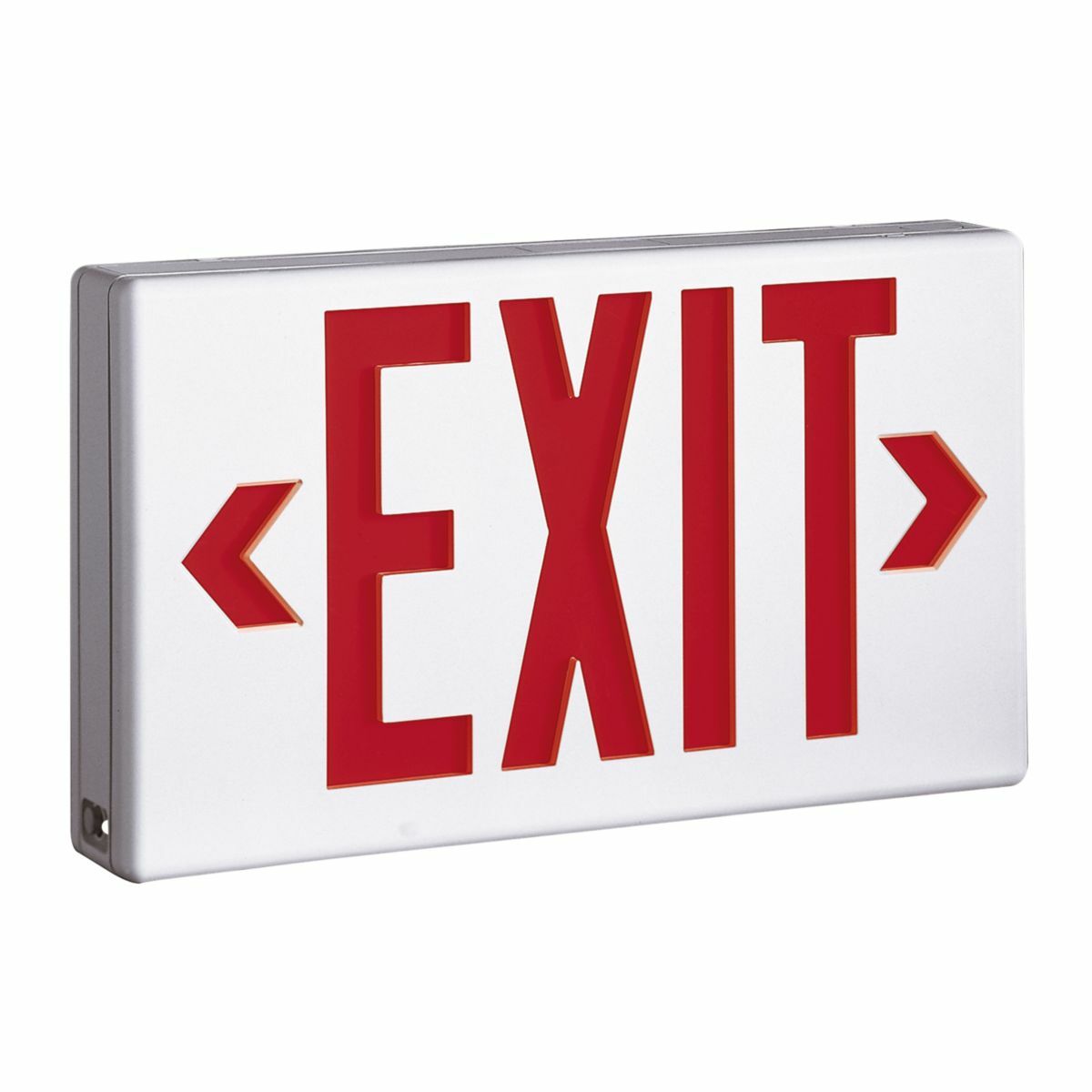 LED, White Housing, Universal Face, Red and Green Letters, AC Only