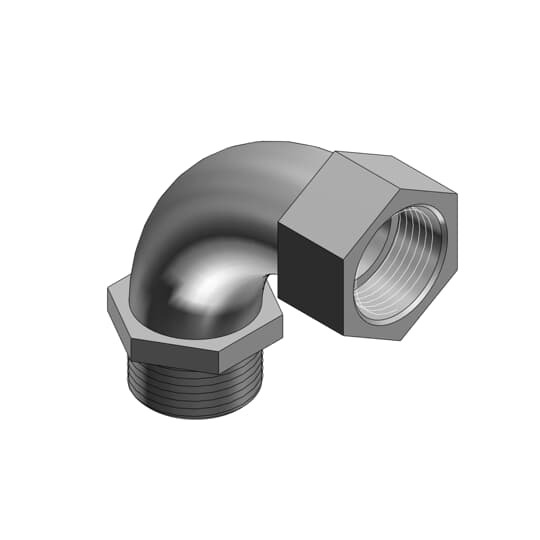 1 Inch Bushed Elbow, Malleable Iron for Use with Rigid/IMC Conduit