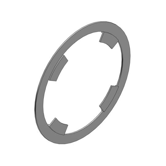2 Inch to 1 Inch Reducing Washer, Galvanized Steel for Use with Rigid/IMC Conduit