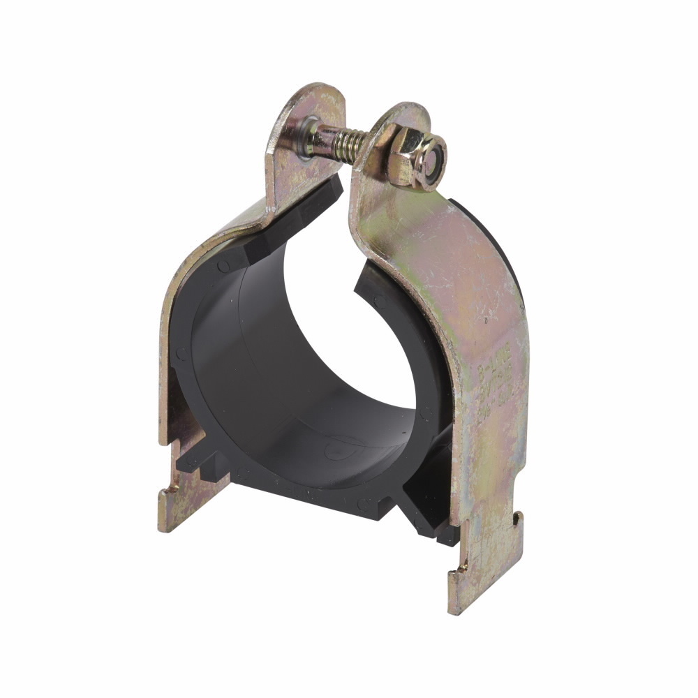 Eaton B-Line series Vibra-Clamp vibration and cushion clamp, 1.99" H x 0.5" D, Steel, 600 Lbs load cap