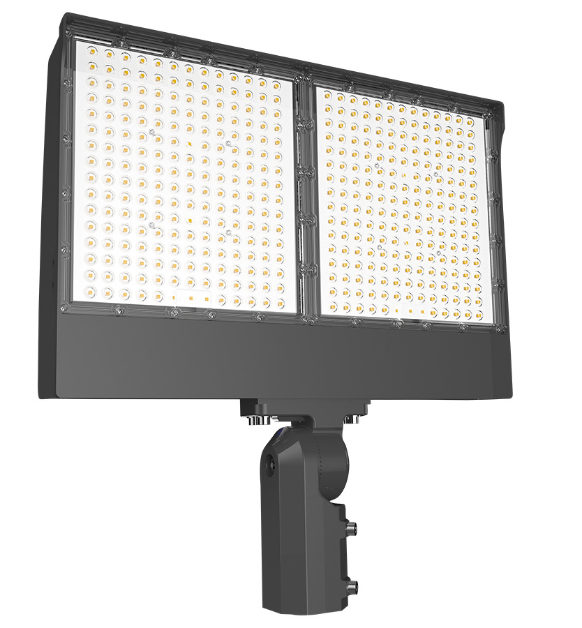 Floodlights 23907-49228 Lumens X17 Adjsutable 330/250/175W Field Adjustable Cct 5000/4000/3000K Slipfitter Twistlock Photocell Bronze