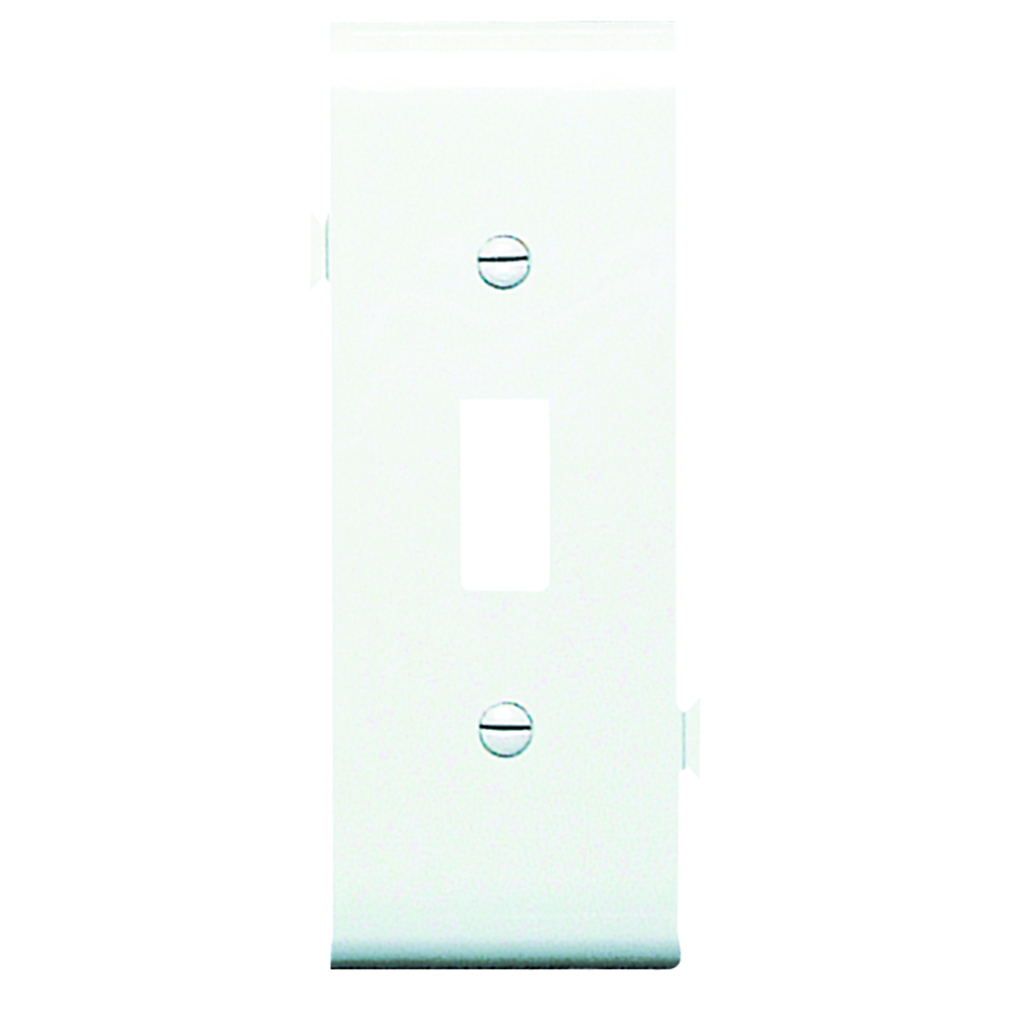 Sectional Wall Plate Semi-Jumbo Toggle Center Section White