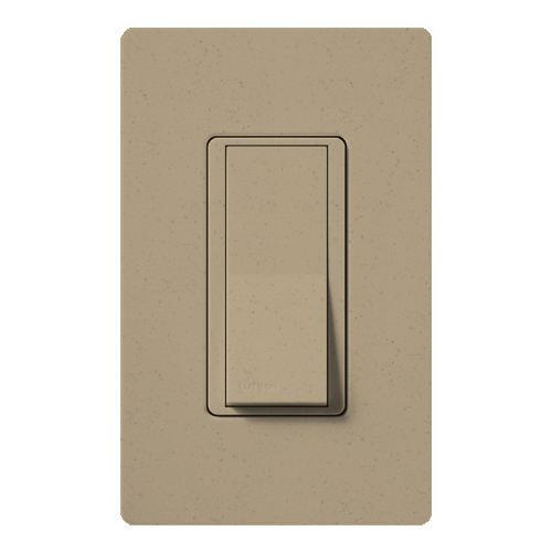 Claro Switch, Satin Finish, Single-pole, 277V/15A in mocha stone
