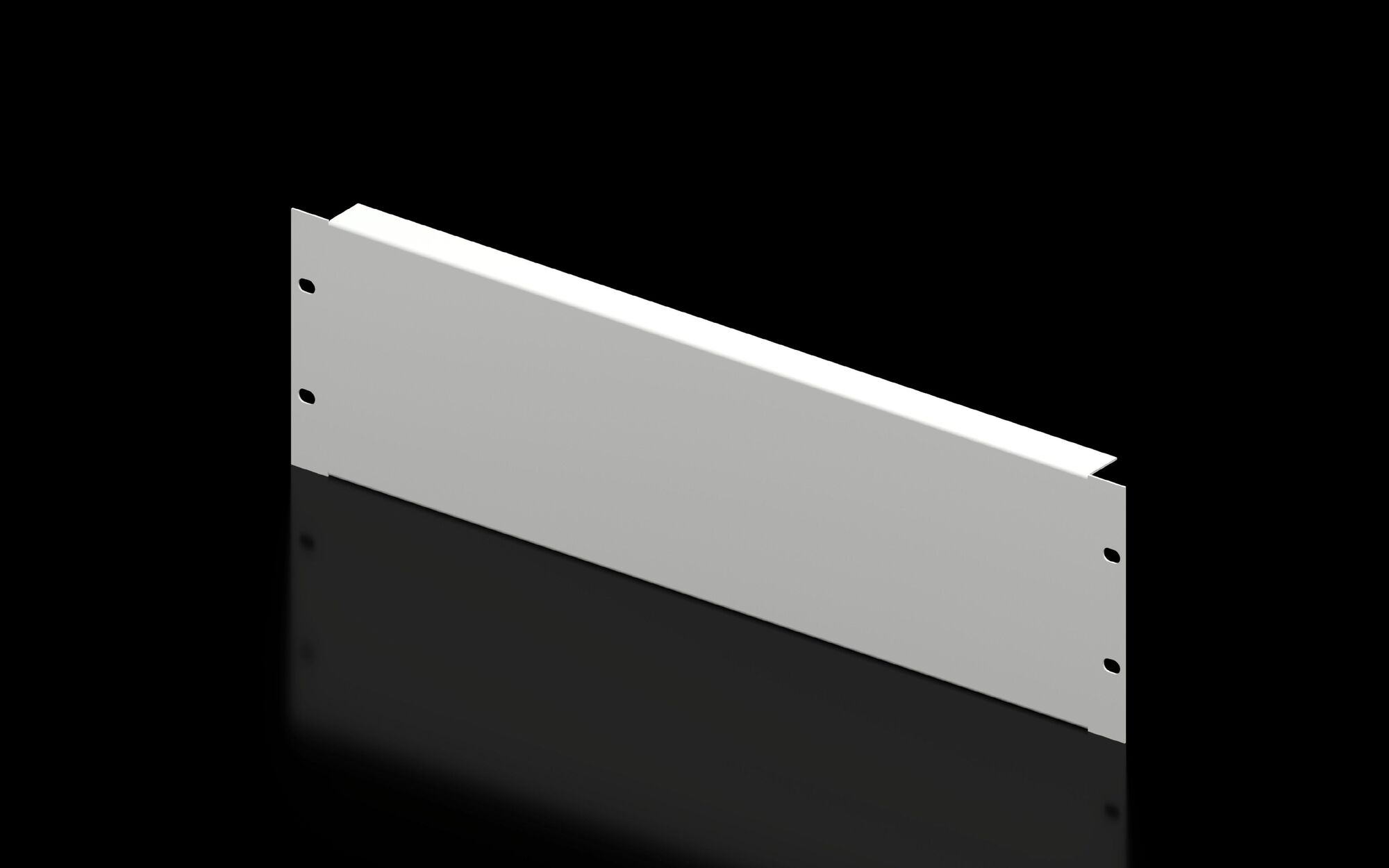 DK Blanking panel, 482.6 mm (19"), 3 U, Installation height: 132,5 mm, RAL 7035